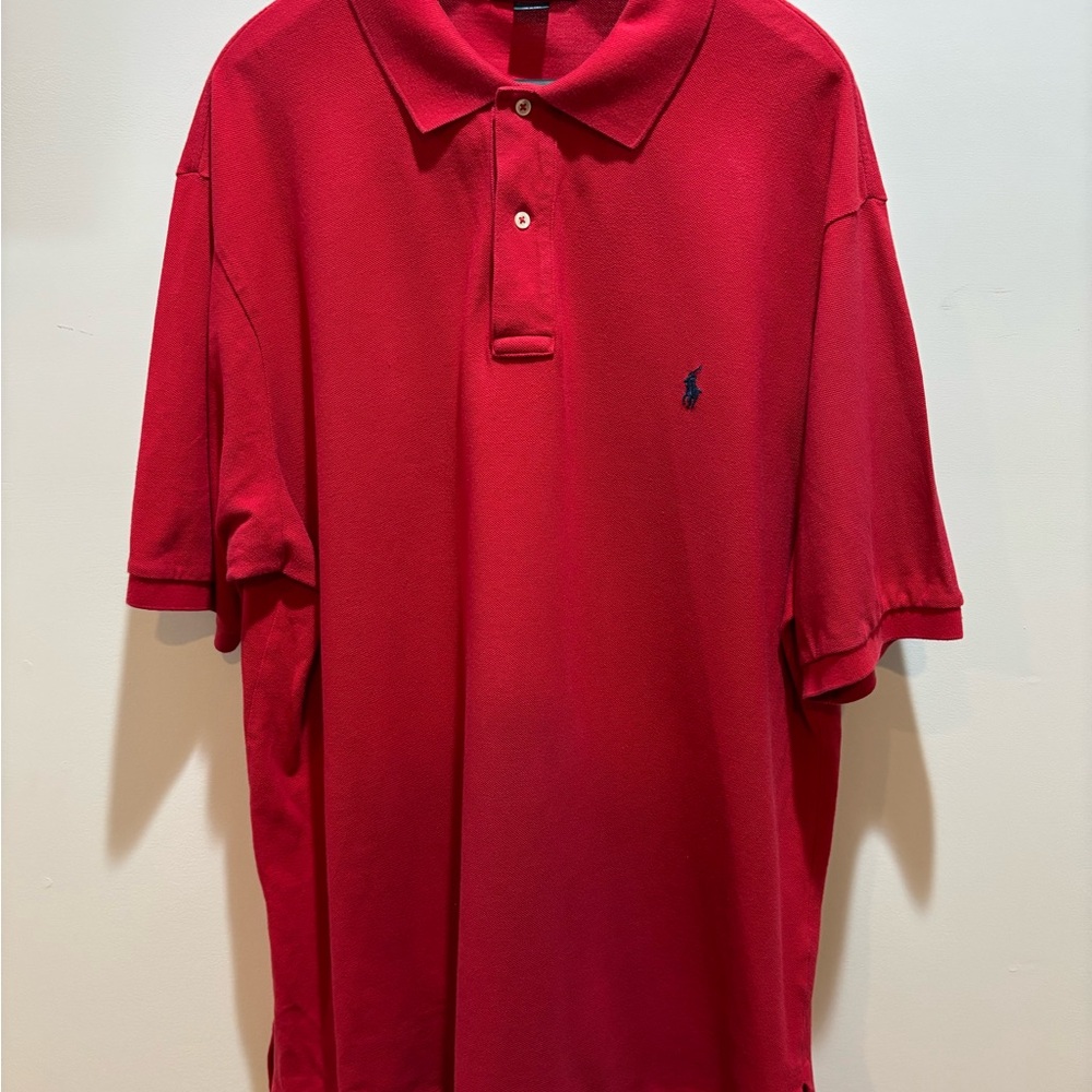 Ralph Lauren Men's Classic Red Polo Shirt